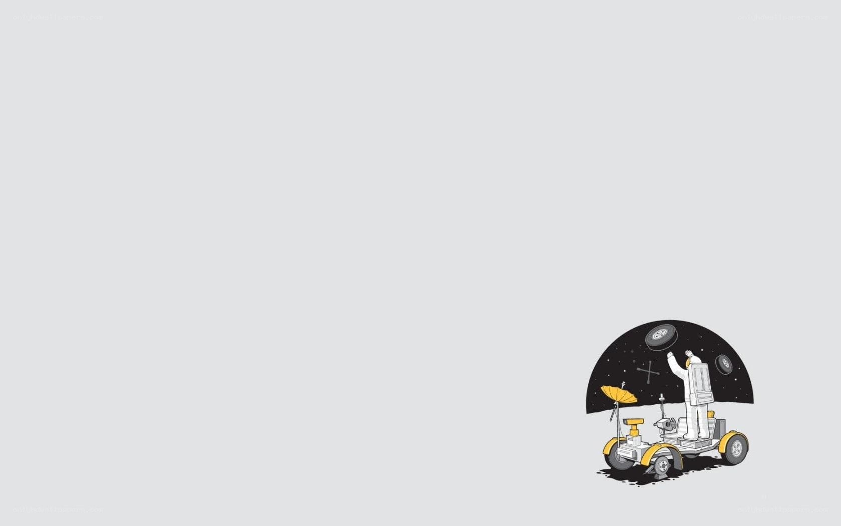 astronaut on lunar rover