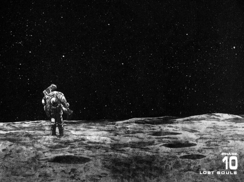 astronaut on lunar surface