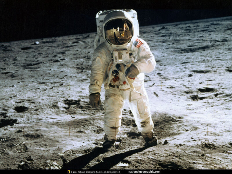 Astronaut on Moon Surface — White, Dramatic, Photograph, Moon Dust