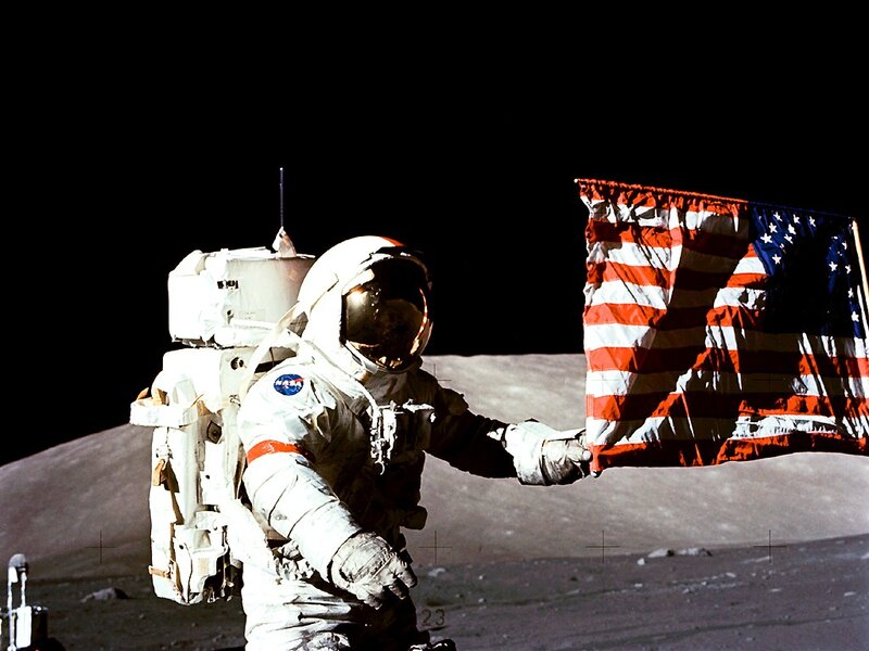 Astronaut on the Moon