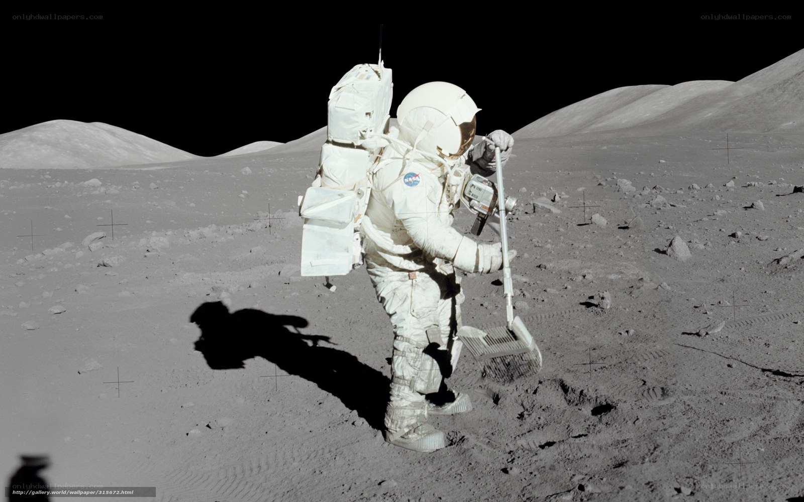 Astronaut on the Moon