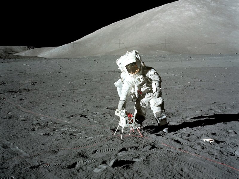 Astronaut on the Moon