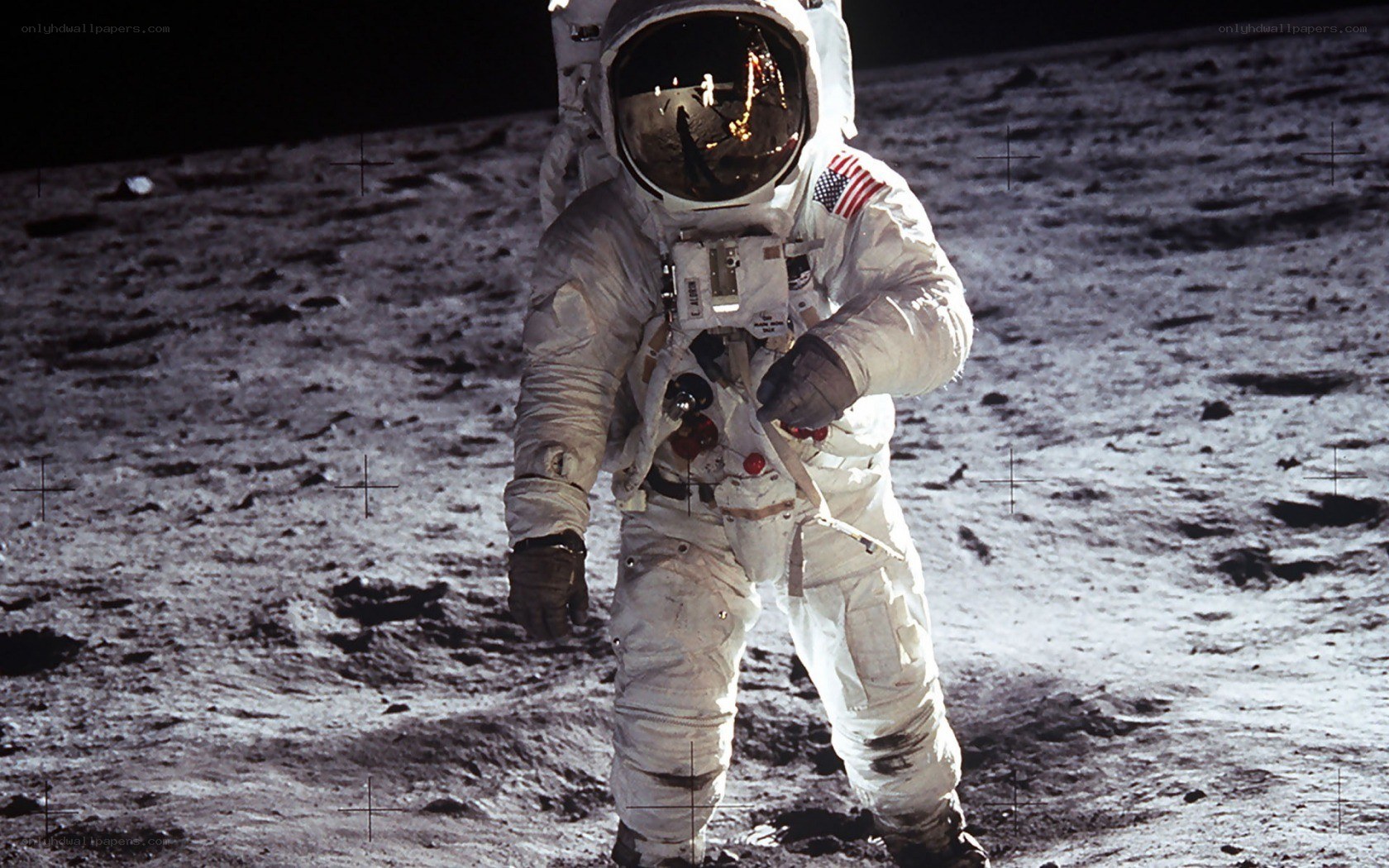 astronaut on the moon