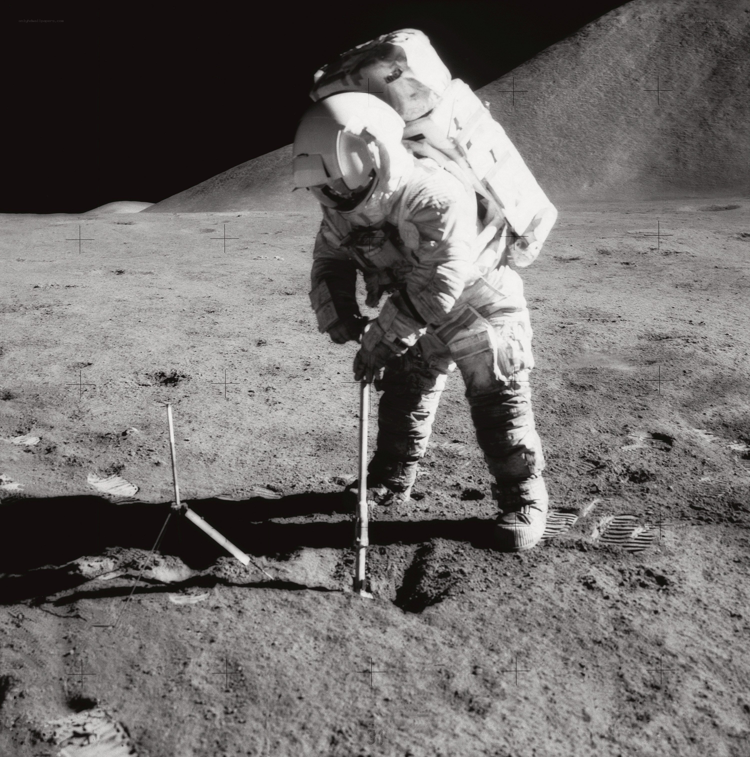 Astronaut on the Moon