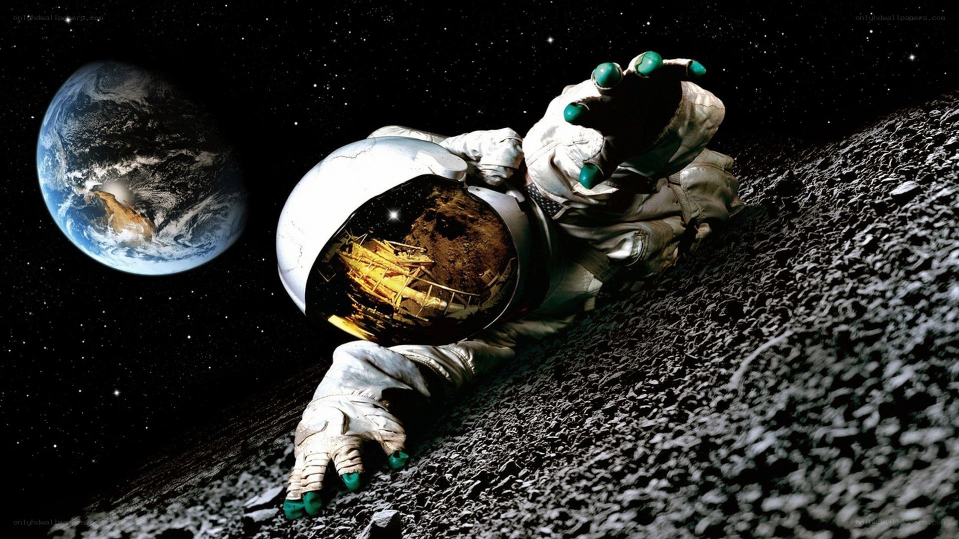 Astronaut on the Moon