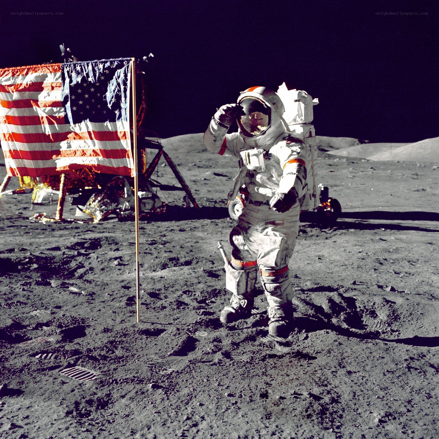Astronaut on the Moon