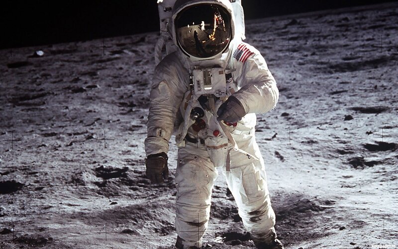 astronaut on the moon