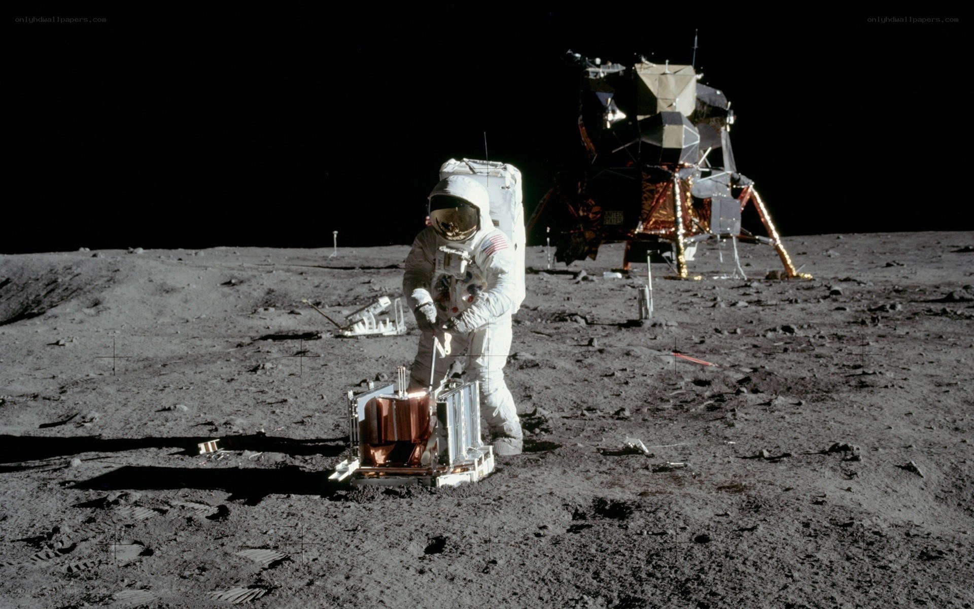 Astronaut on the Moon