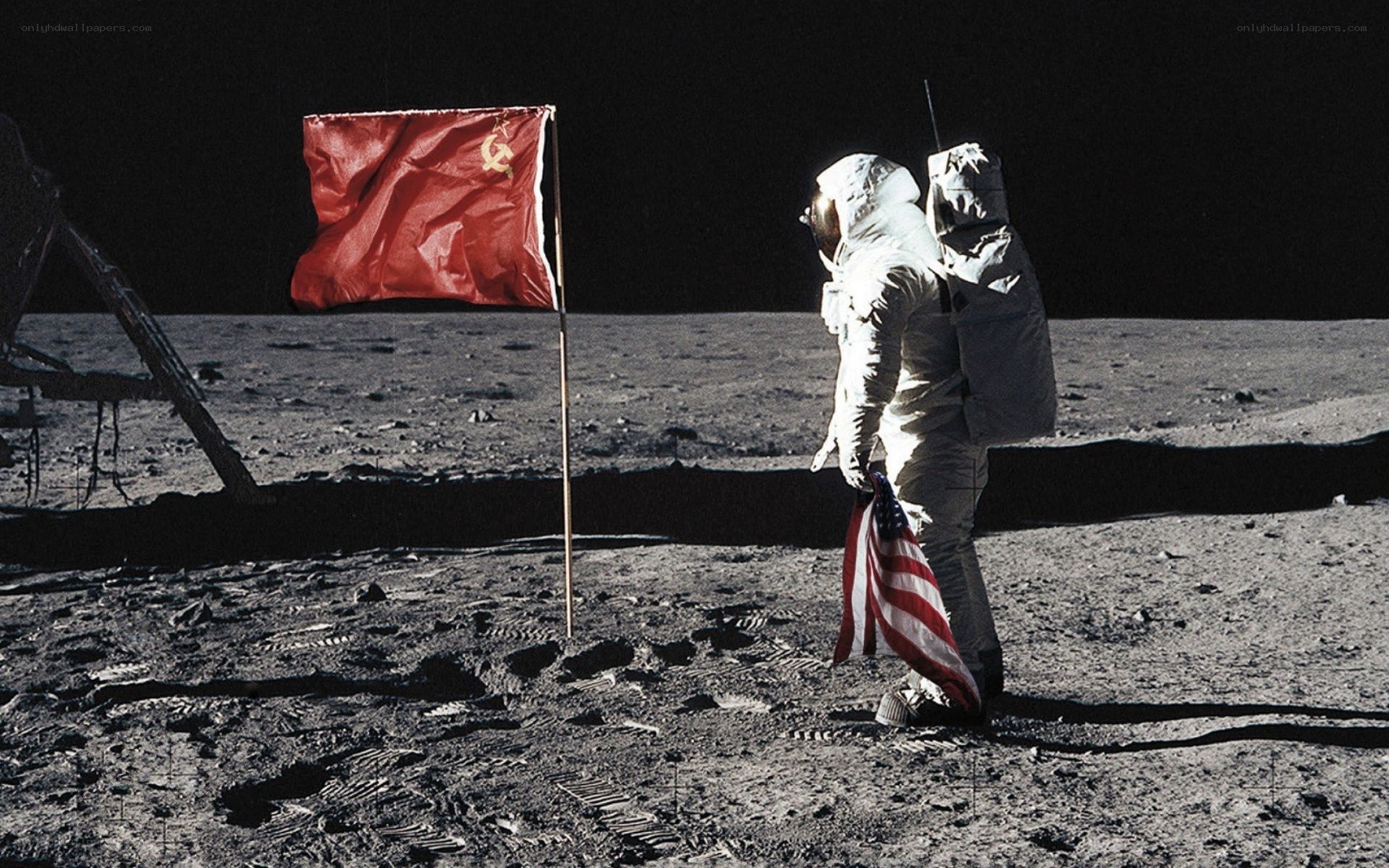 Astronaut on the Moon