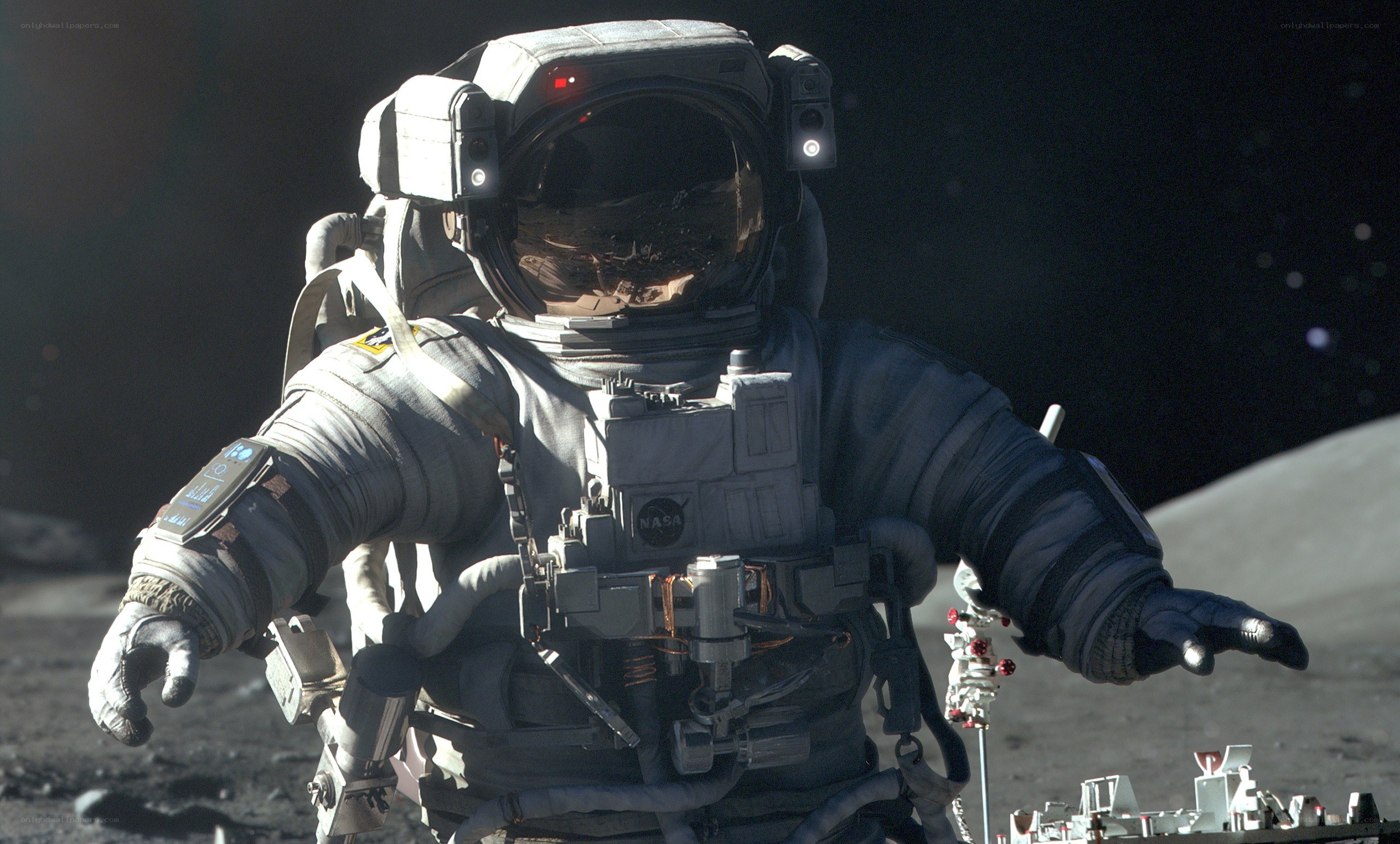 Astronaut on the Moon
