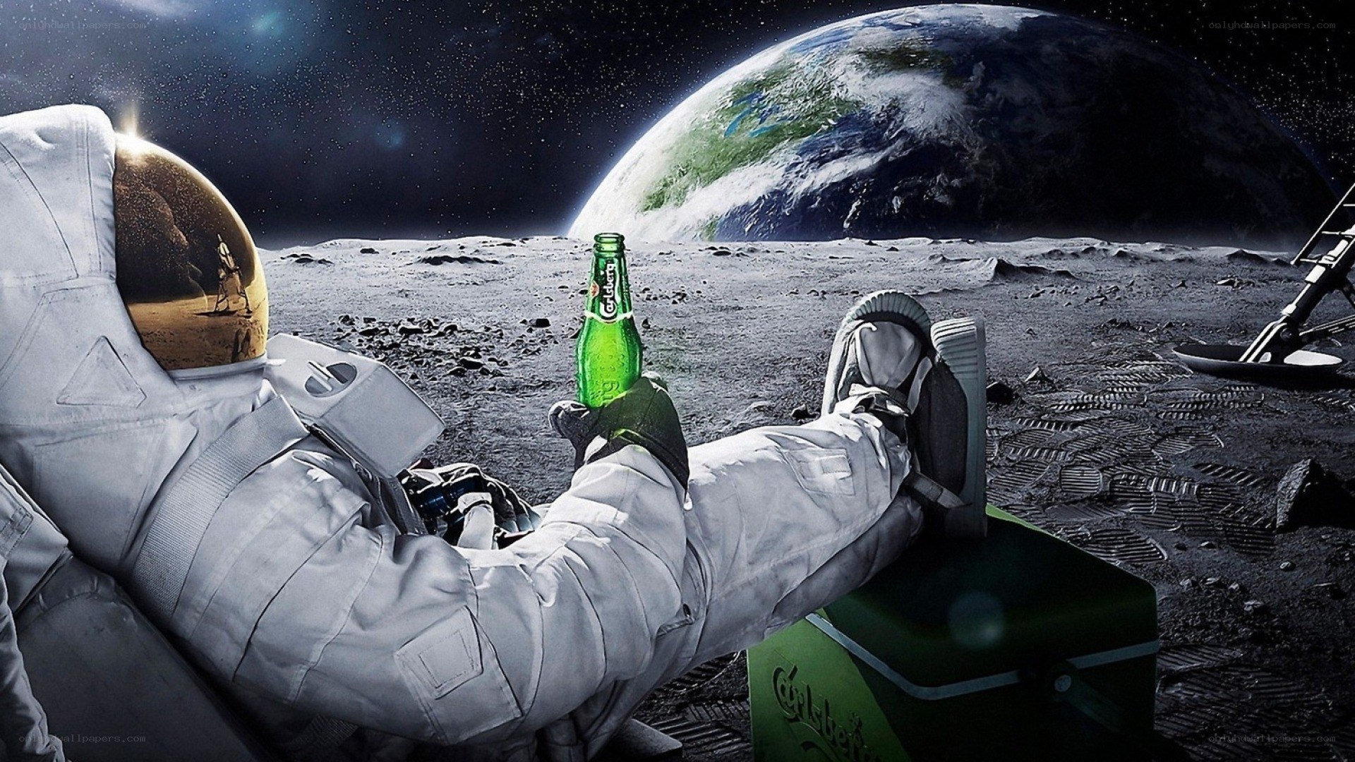 Astronaut on the Moon
