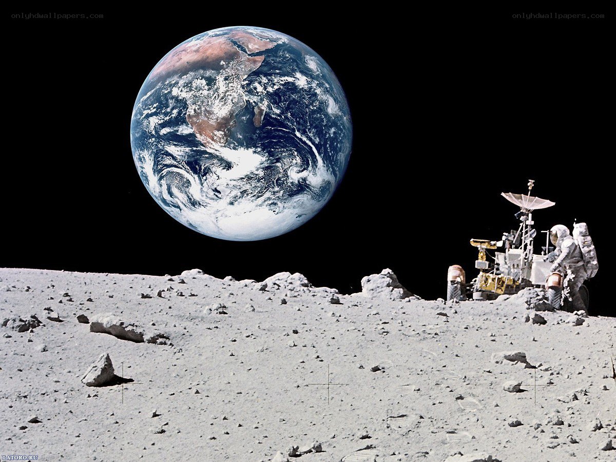 Astronaut on the Moon