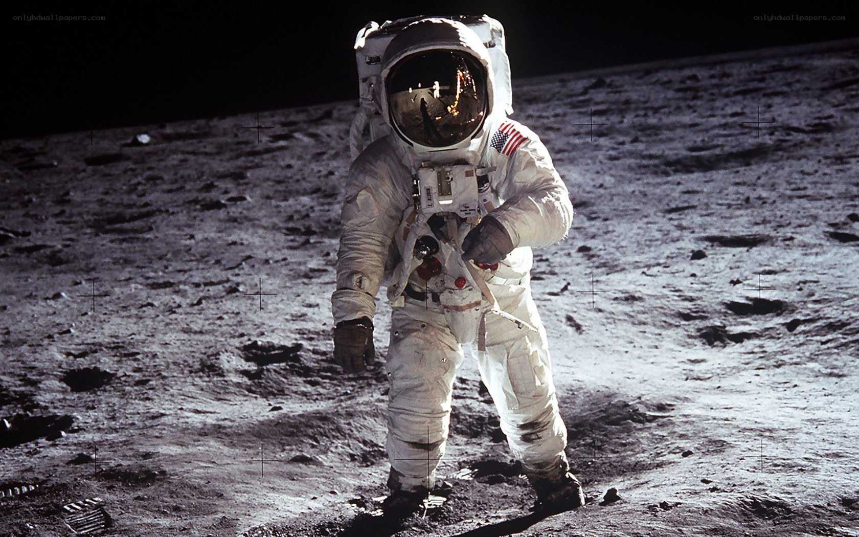 astronaut on the moon