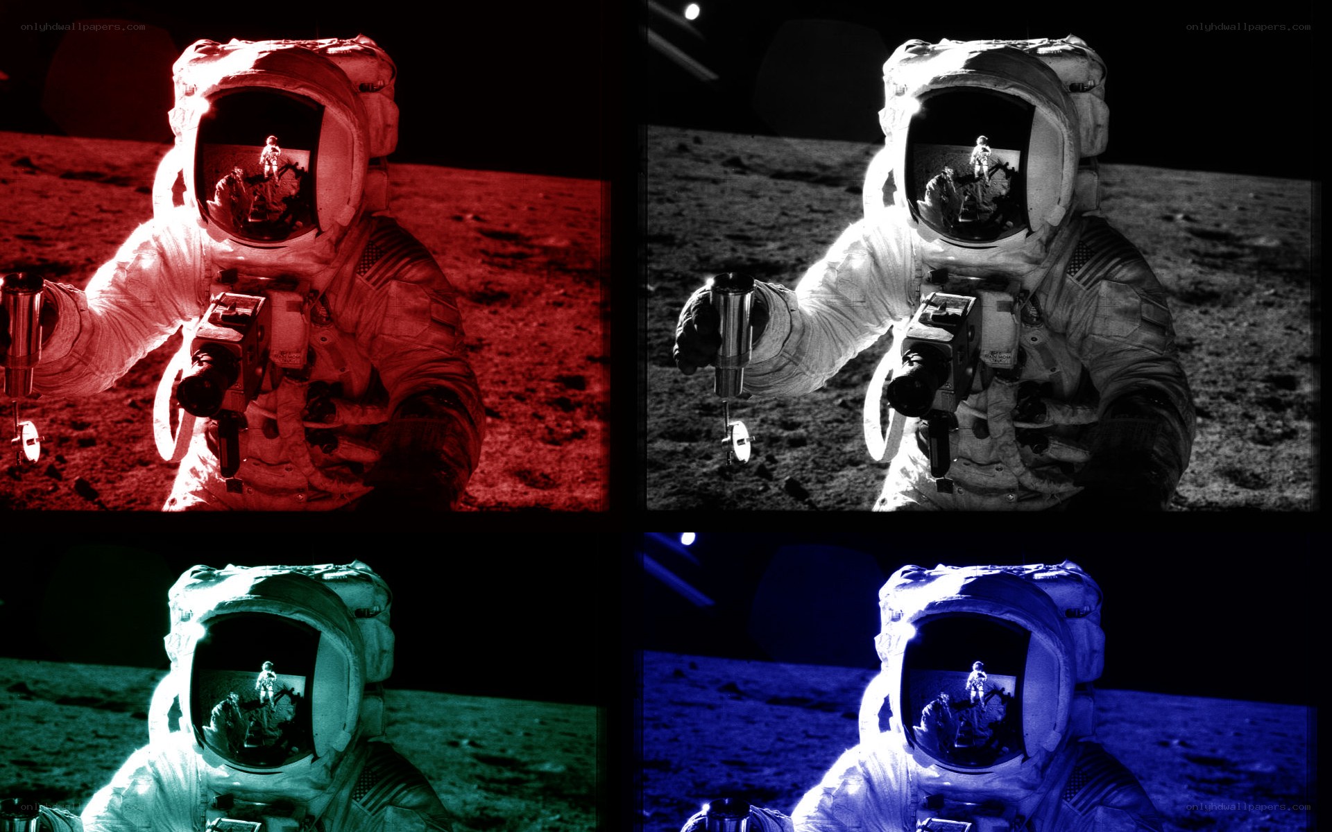 Astronaut on the Moon