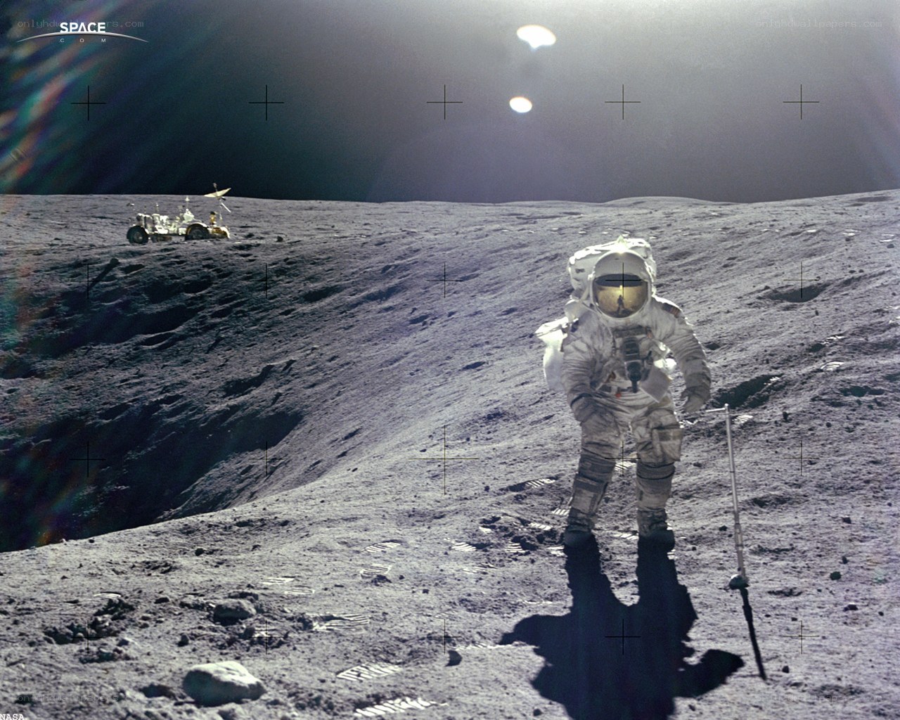 Astronaut on the Moon
