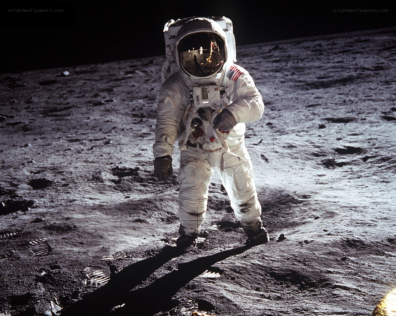 astronaut on the moon