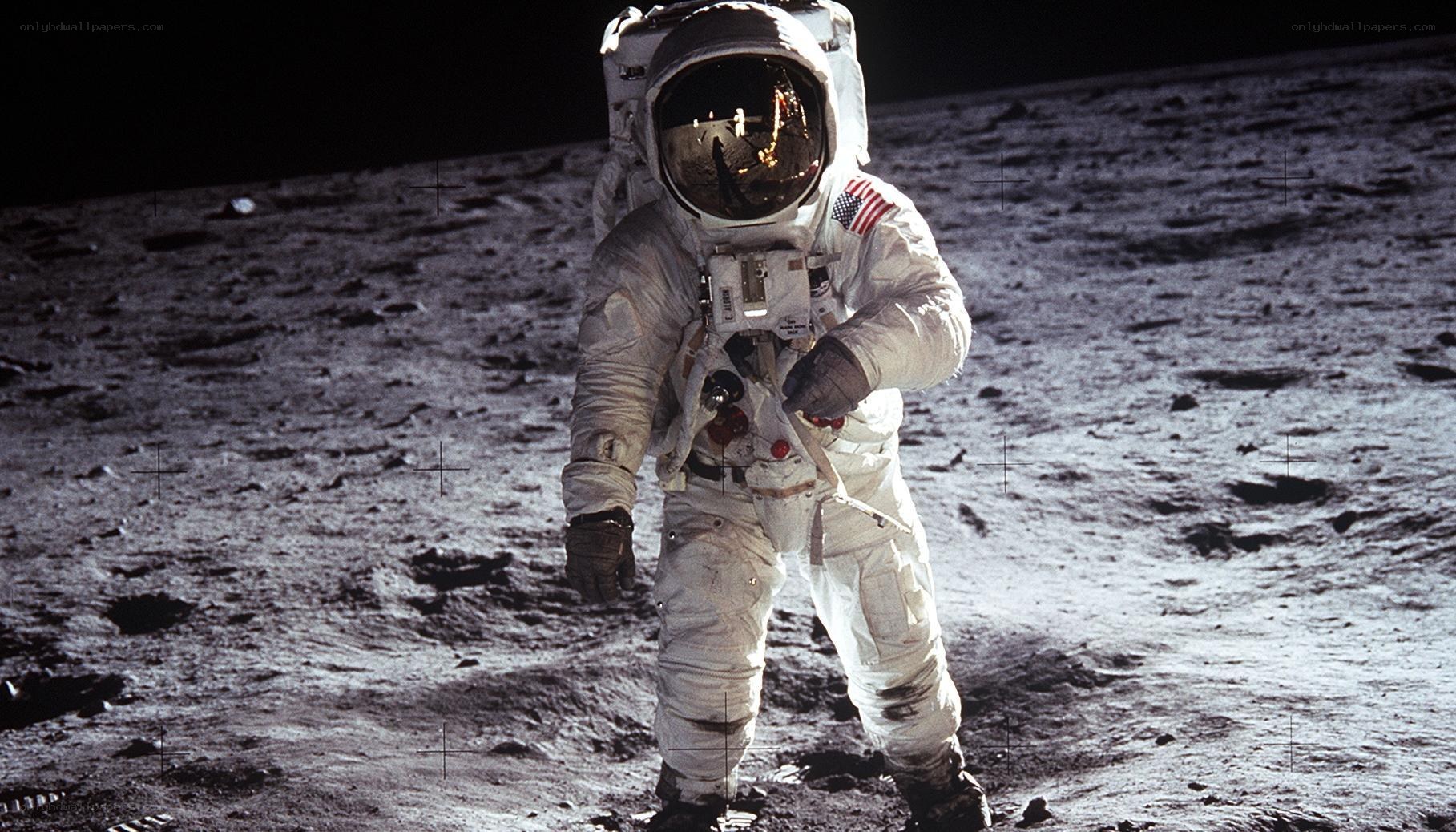 astronaut on the moon