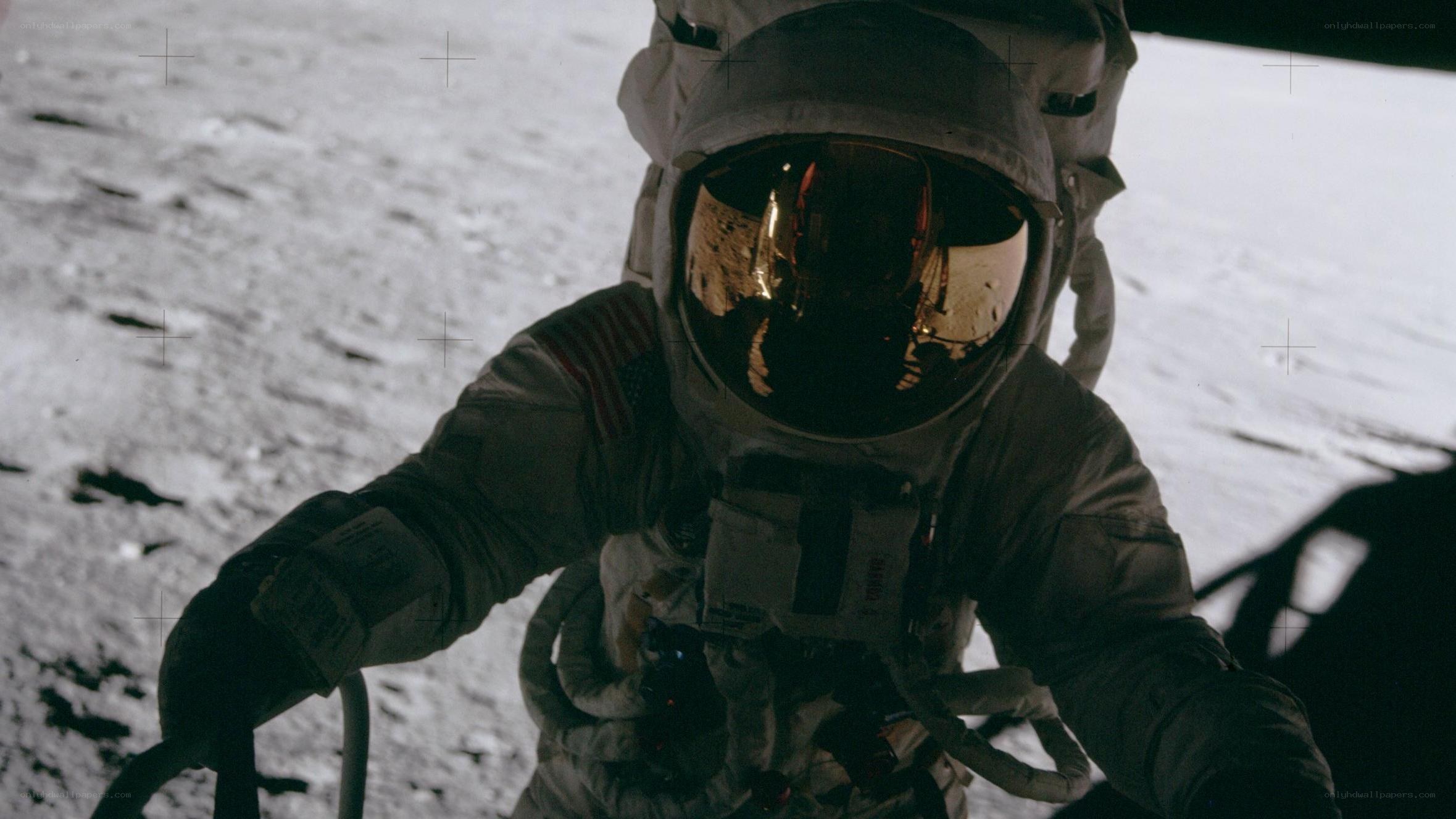 astronaut on the moon