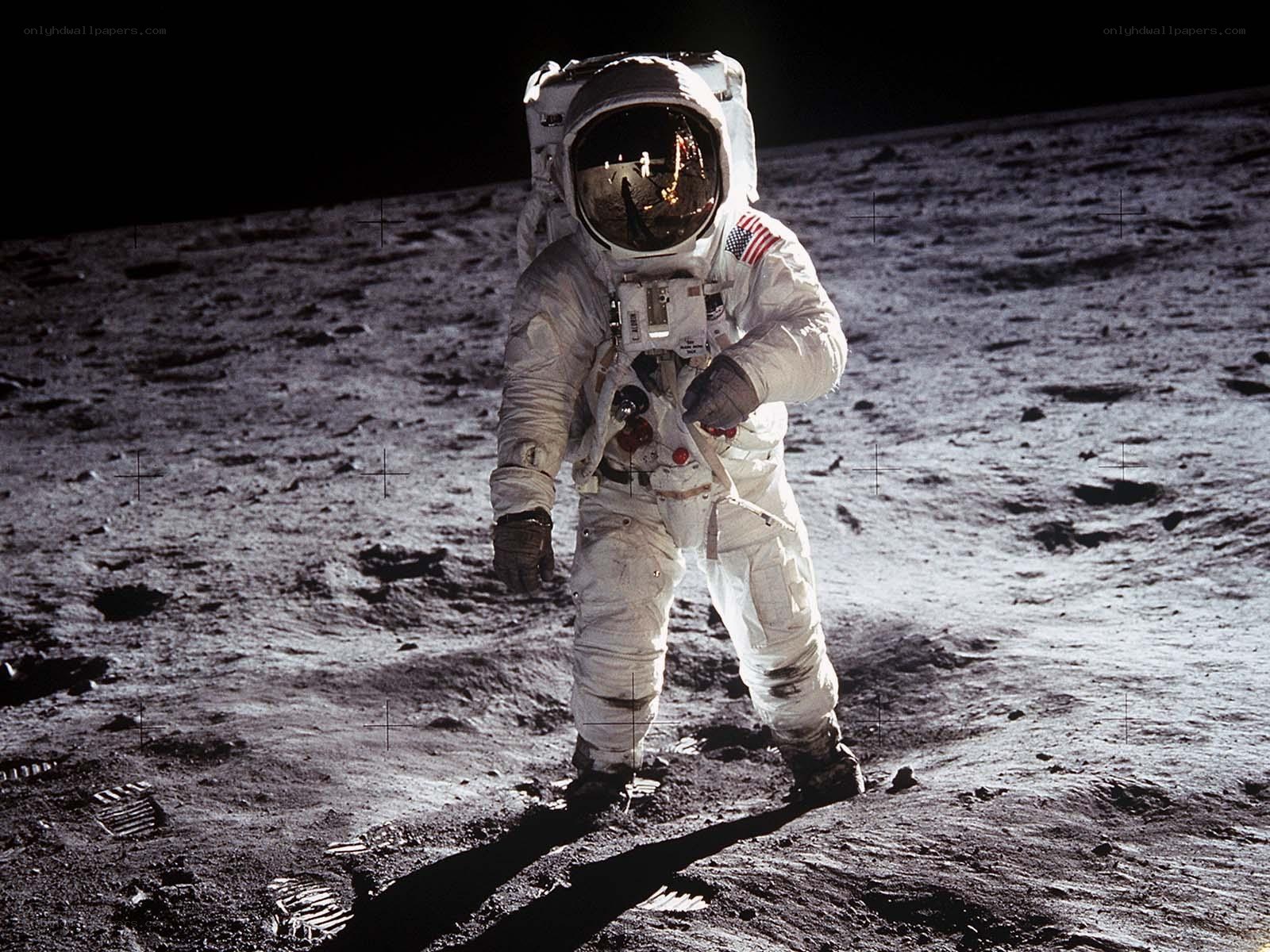 astronaut on the moon