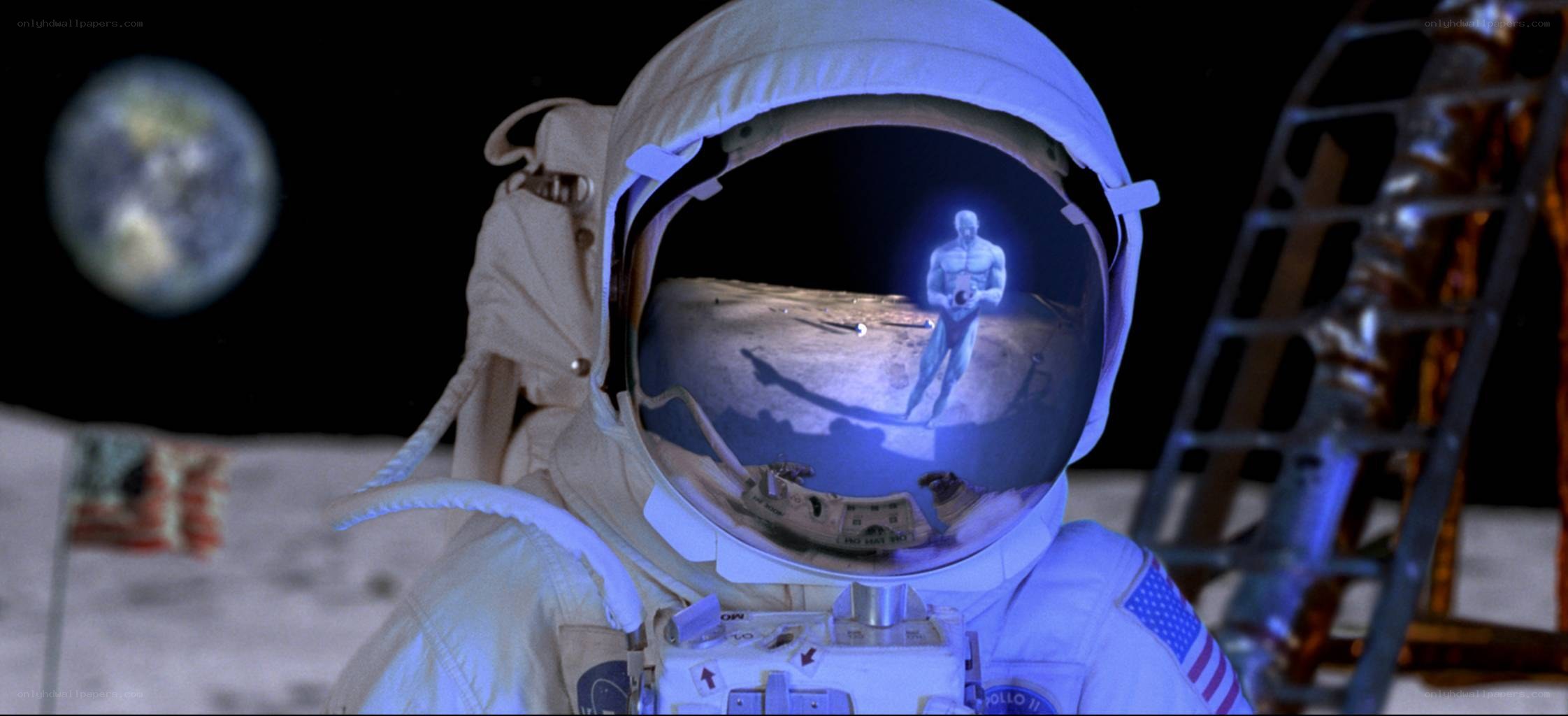astronaut on the moon