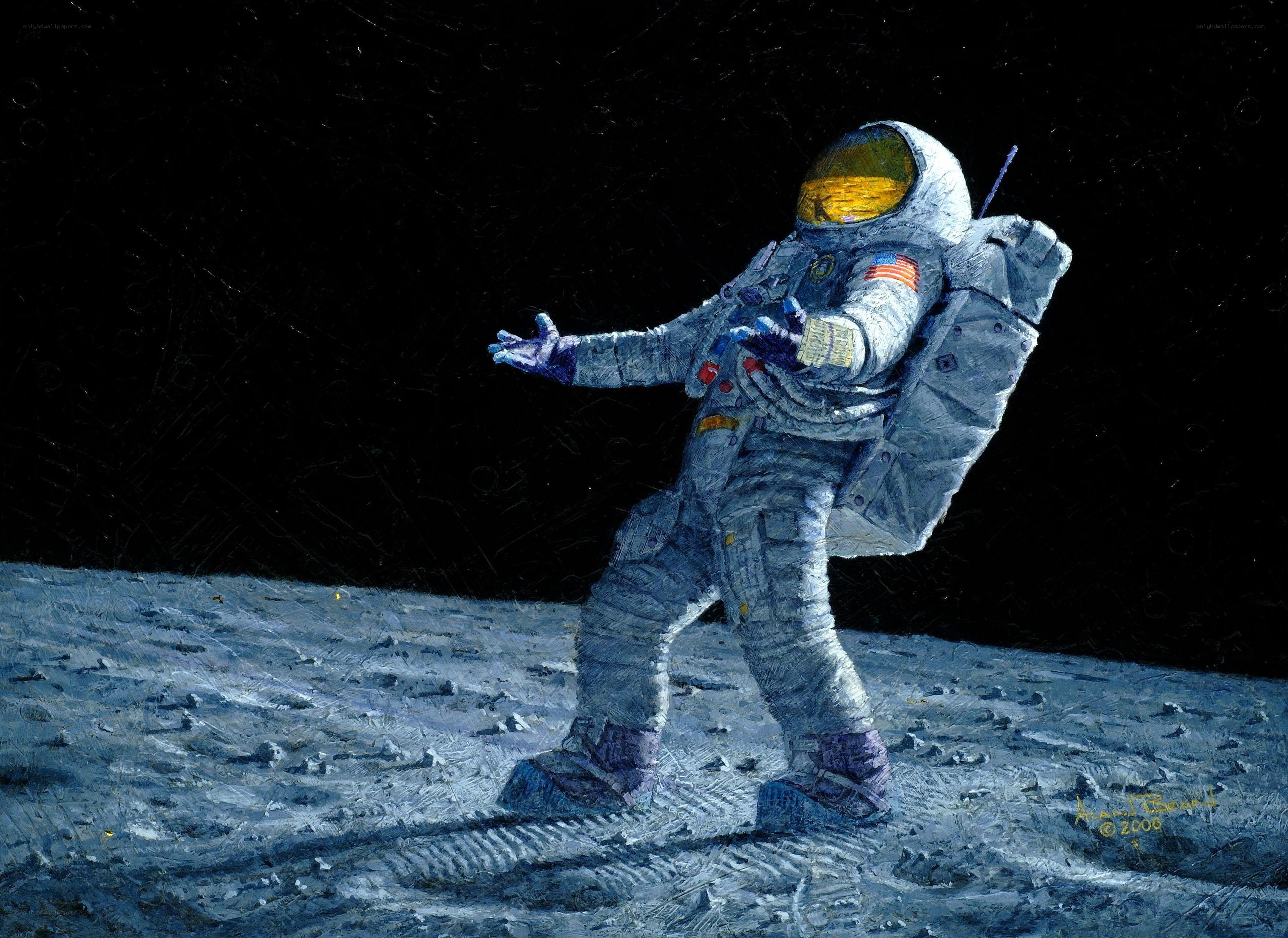 Astronaut on the Moon