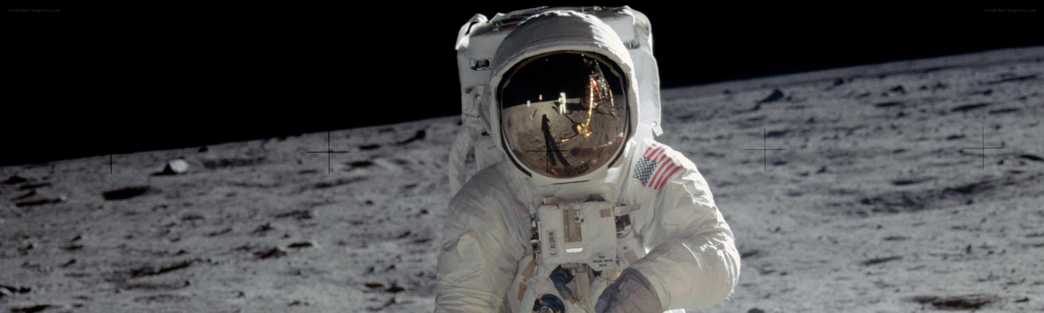 astronaut on the moon