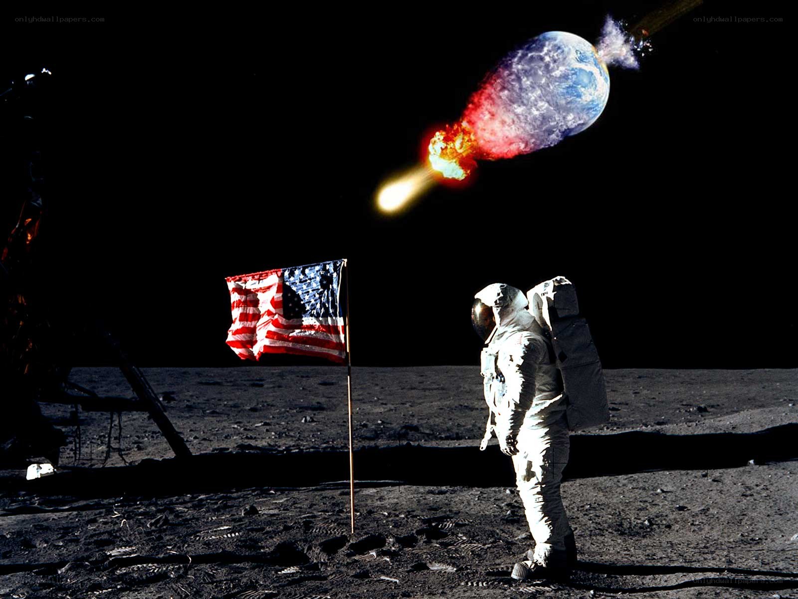 Astronaut on the Moon