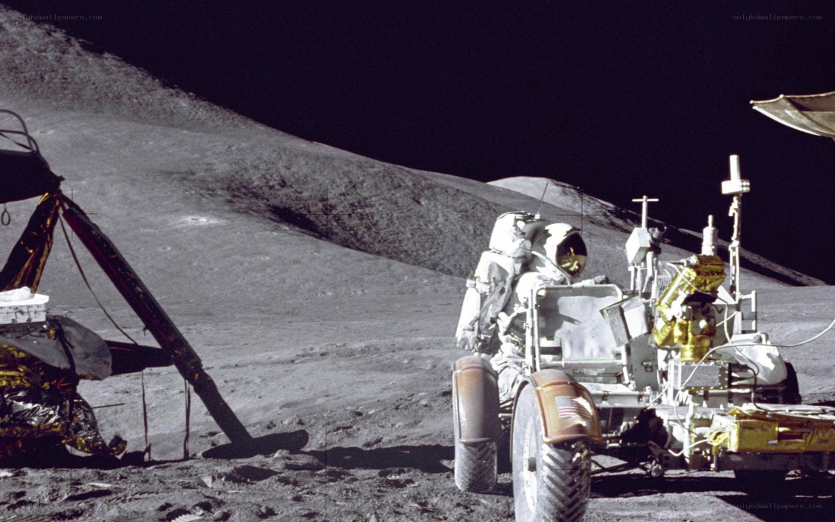 Astronaut on the Moon