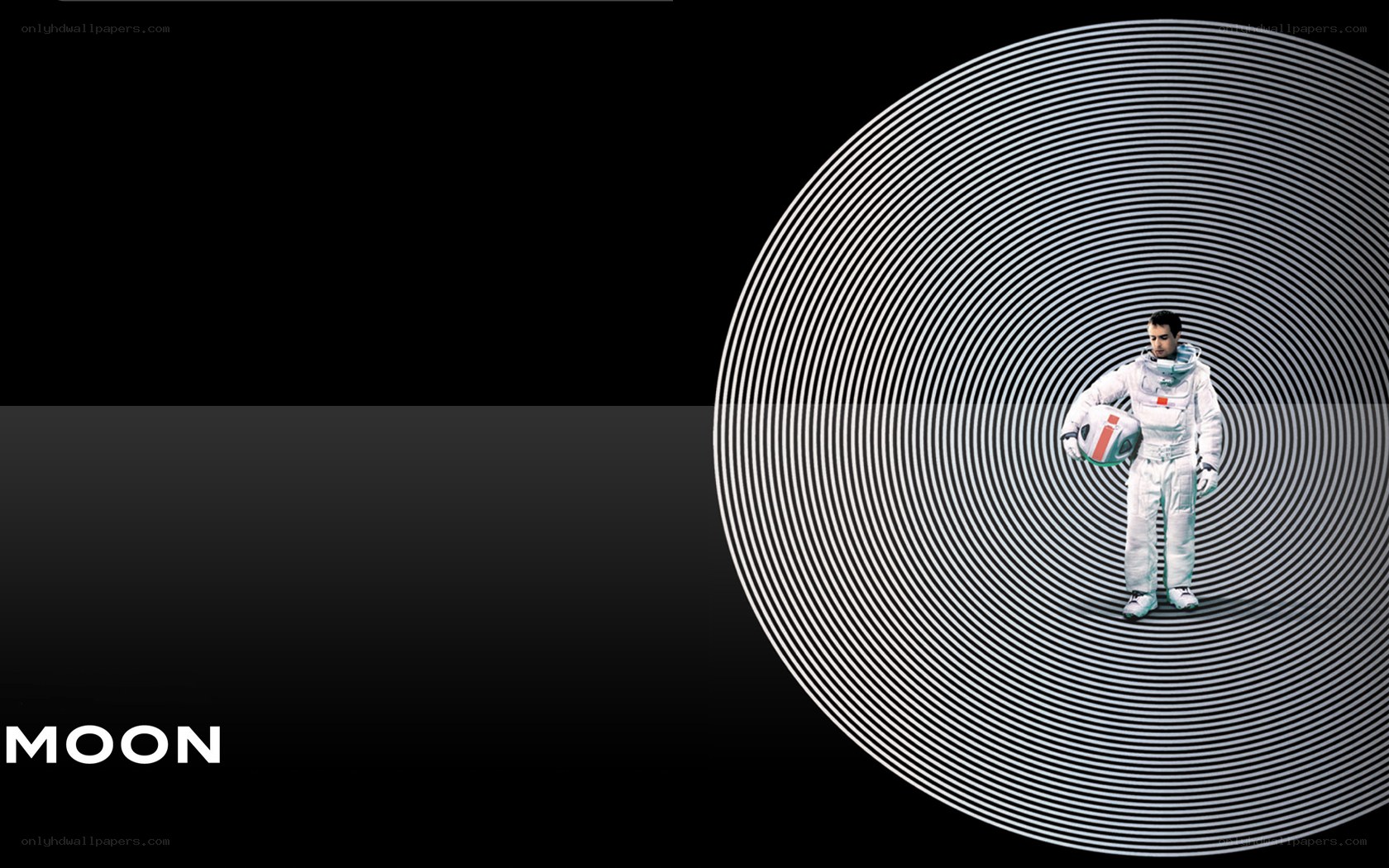 Astronaut on the moon