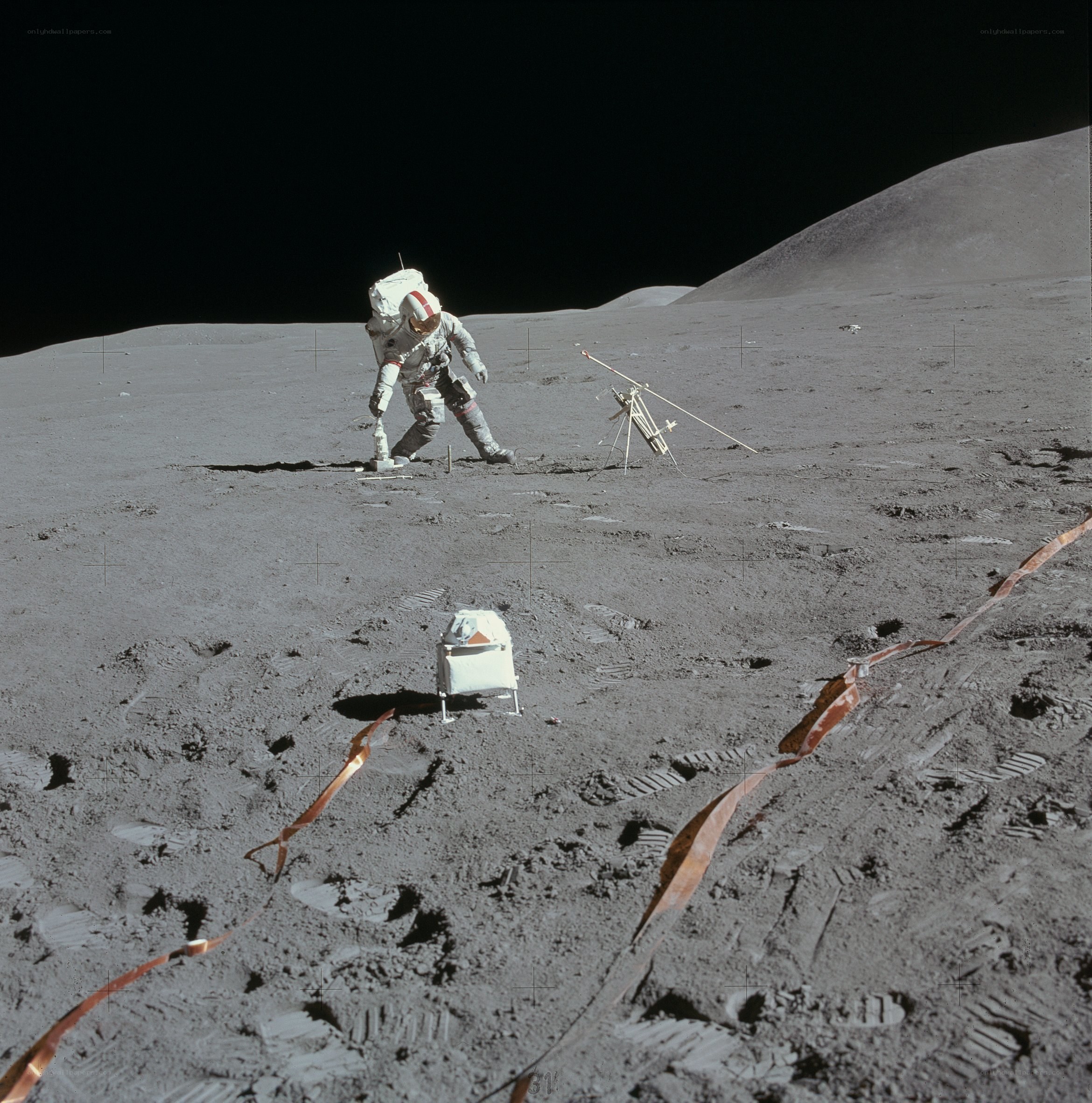 Astronaut on the Moon
