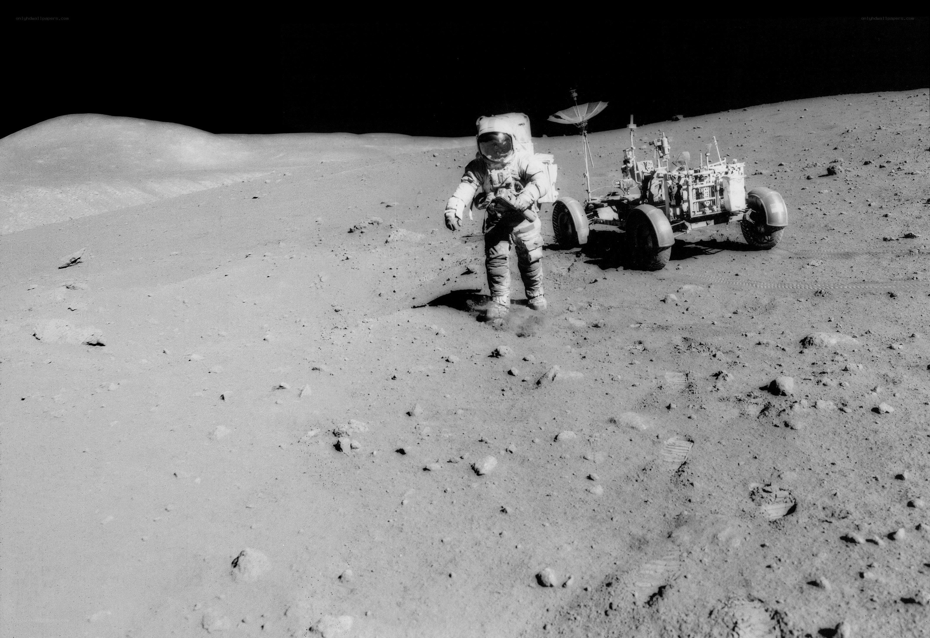 Astronaut on the Moon