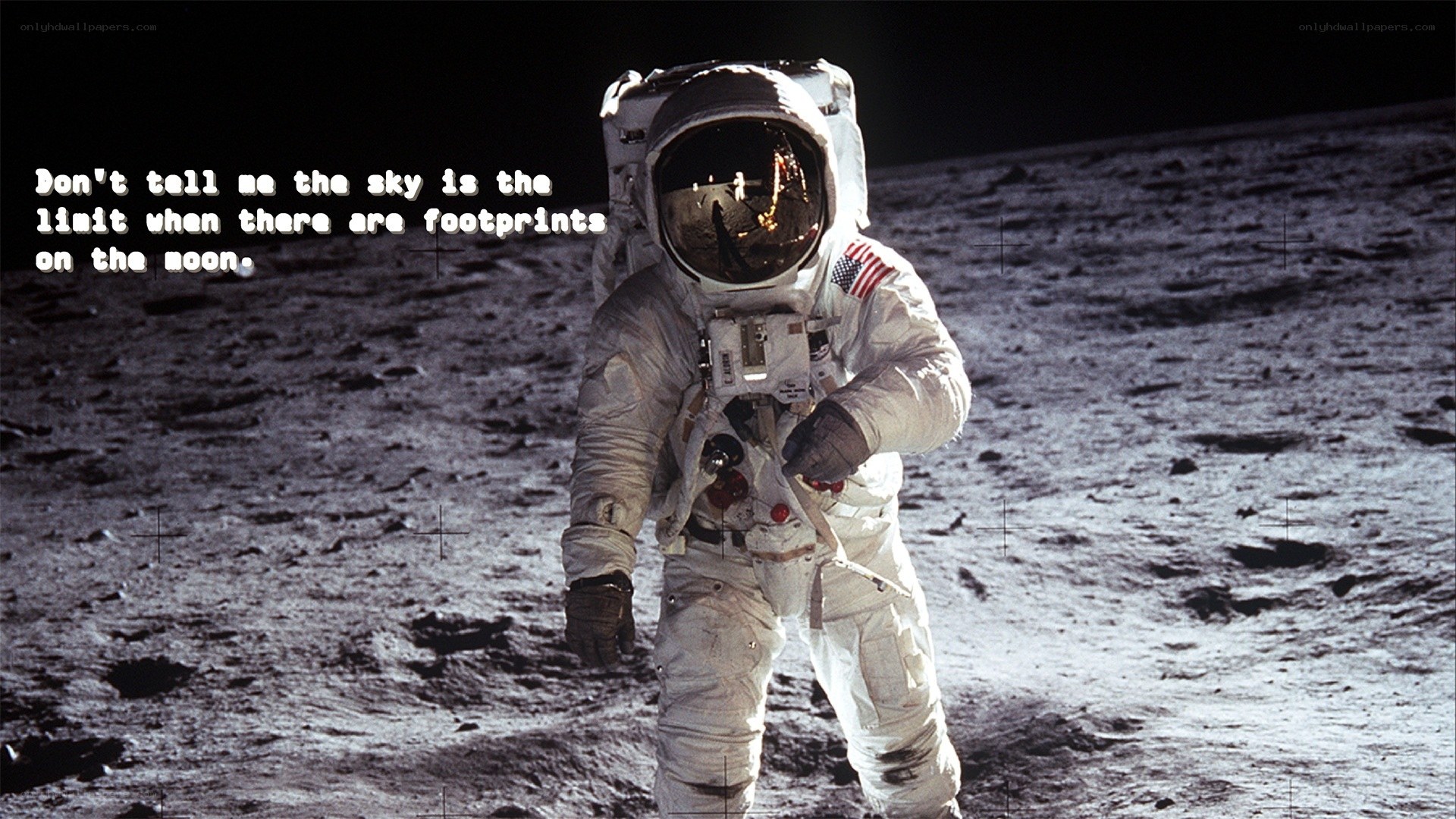 astronaut on the moon