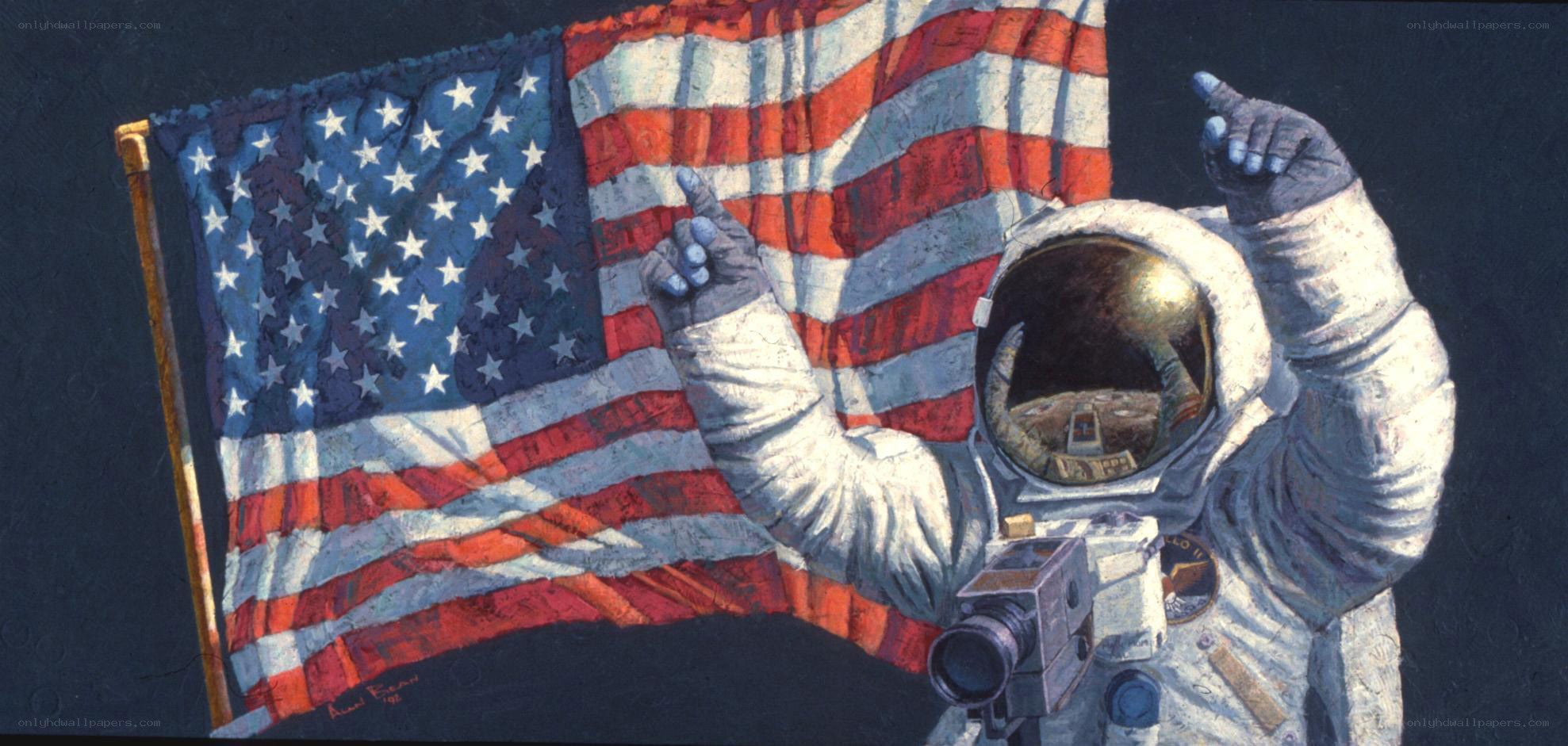 Astronaut on the Moon