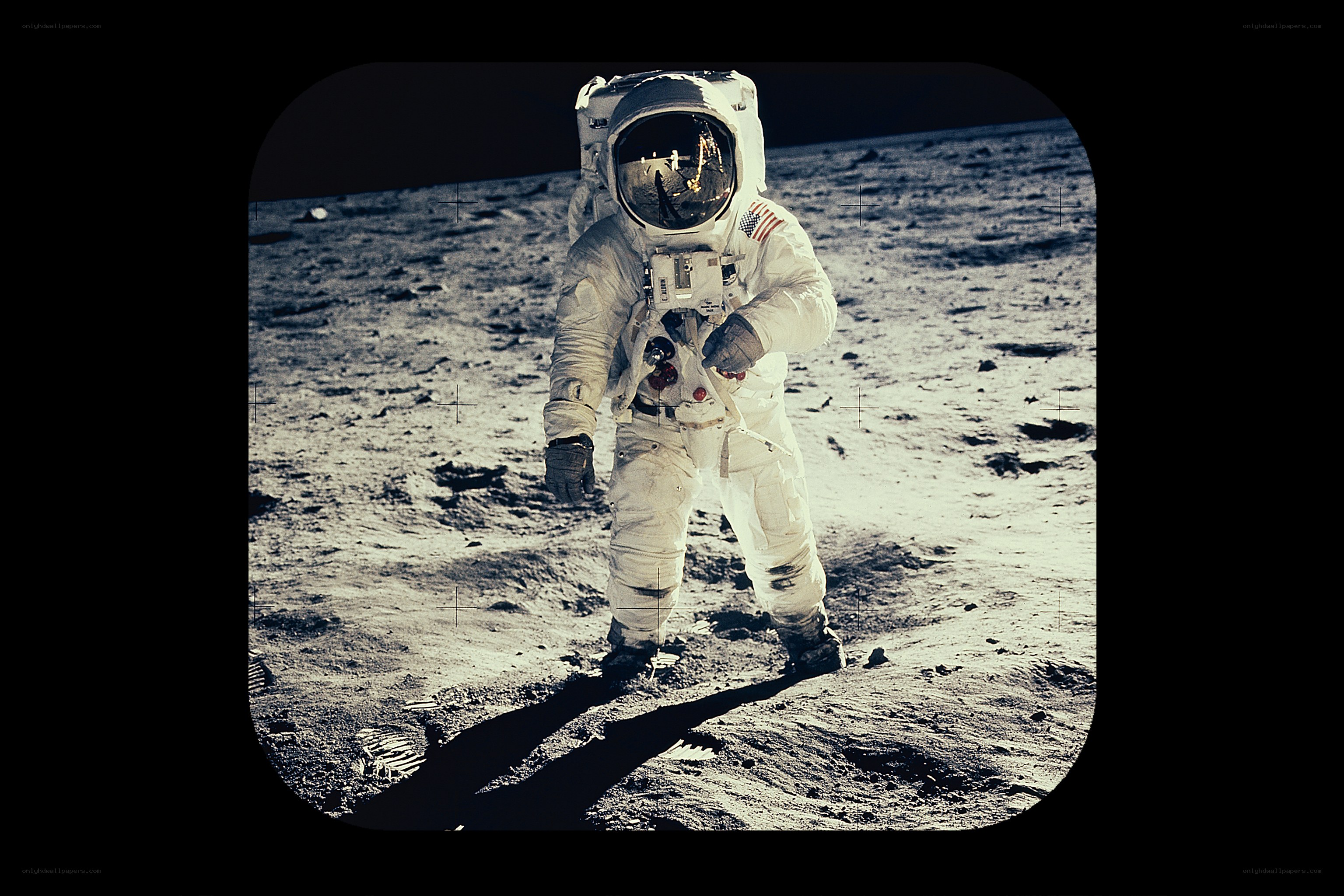 astronaut on the moon