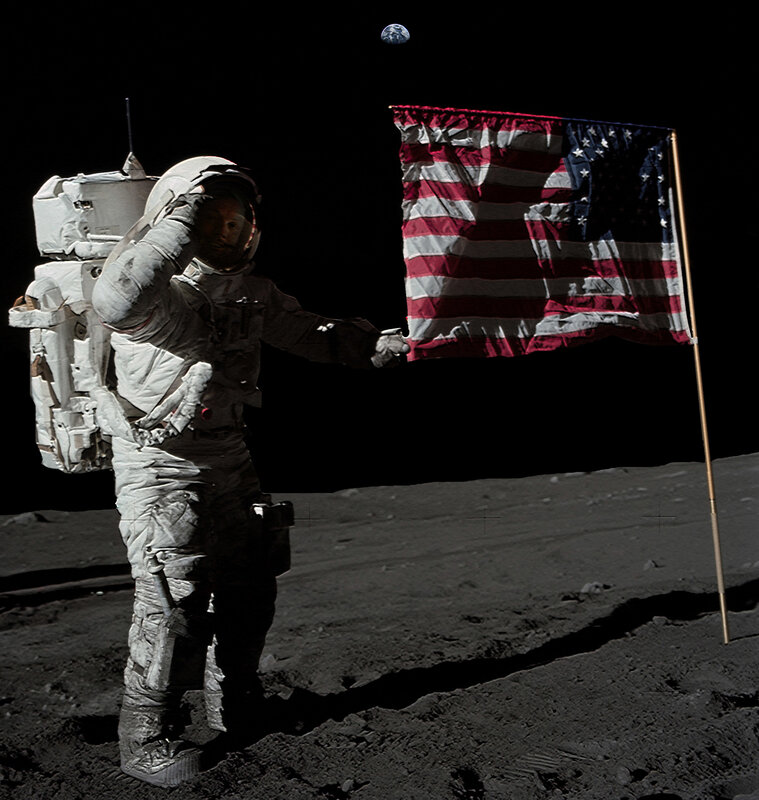 Astronaut on the Moon