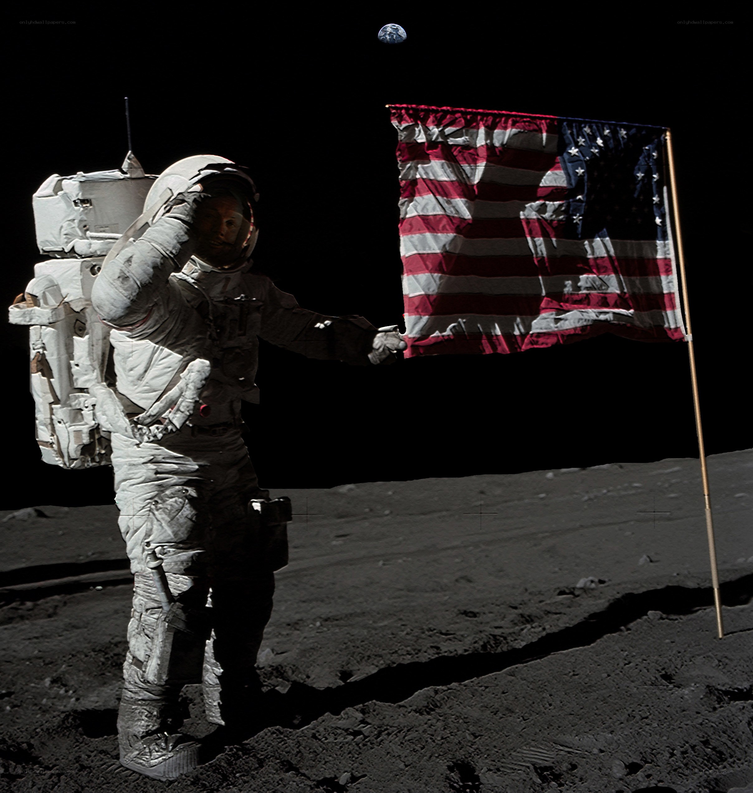 Astronaut on the Moon