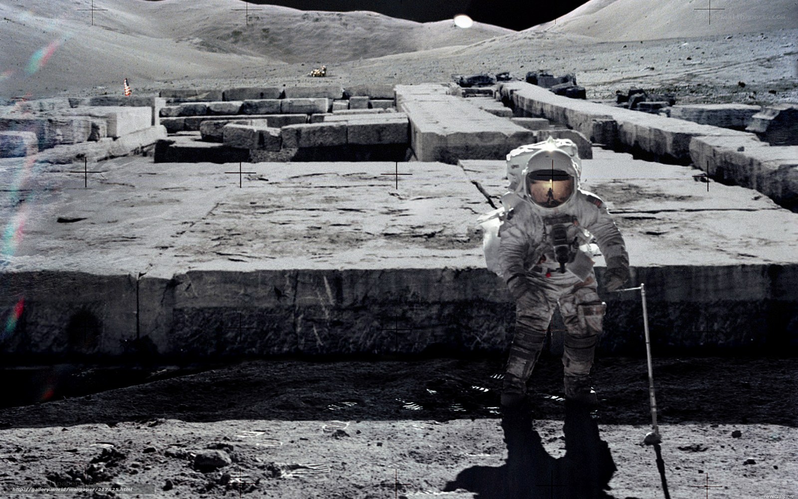 Astronaut on the Moon