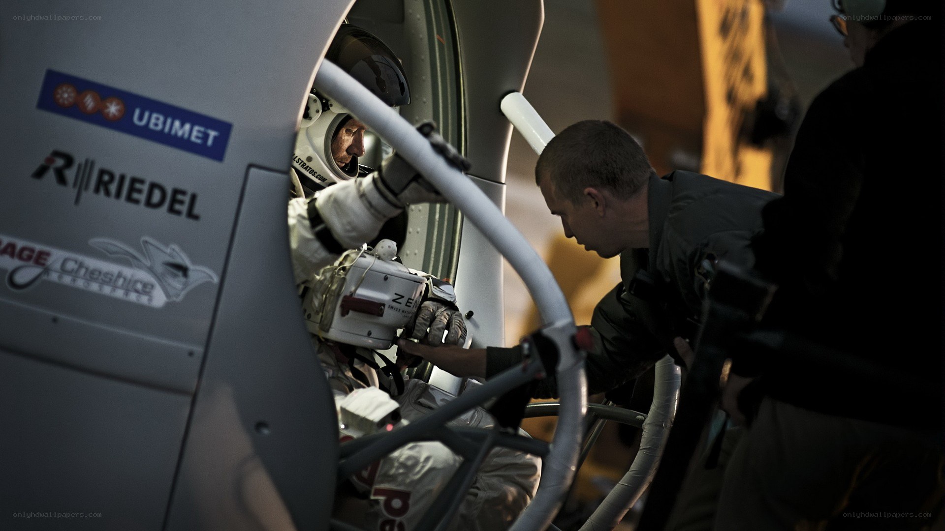 Astronaut preparing for flight