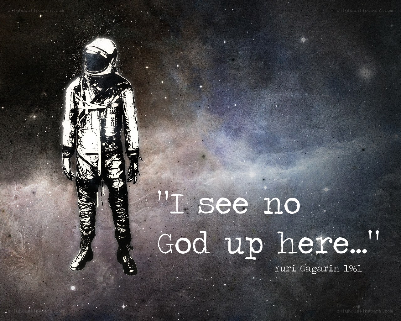 astronaut quote art