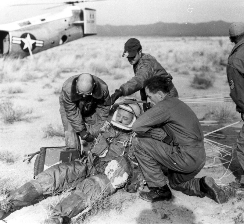 Astronaut recovery after landing