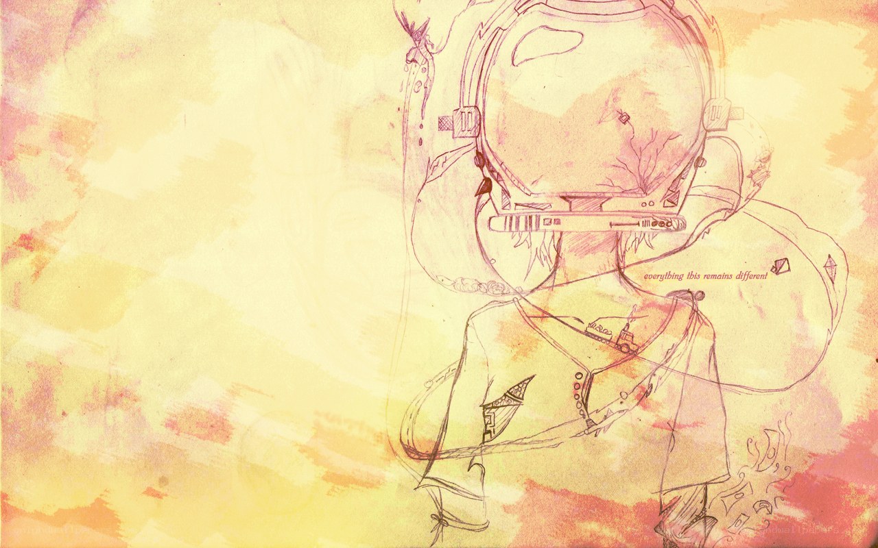 astronaut sketch art