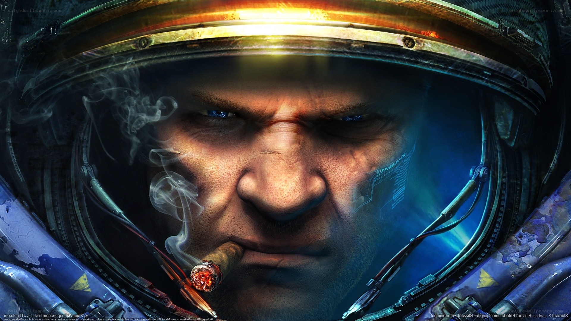 astronaut smoking cigar