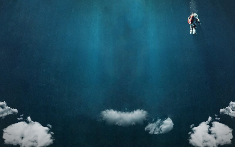 Astronaut Underwater