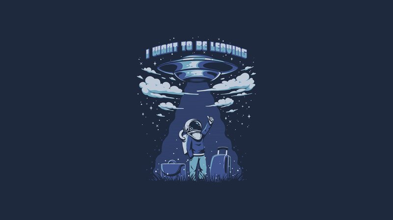 Astronaut with Luggage