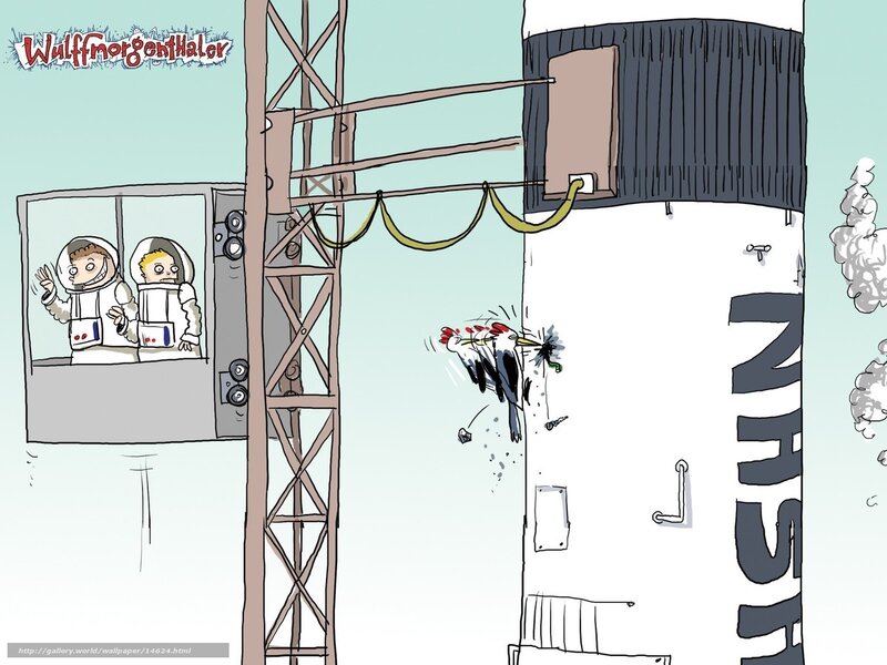 astronauts and a woodpecker