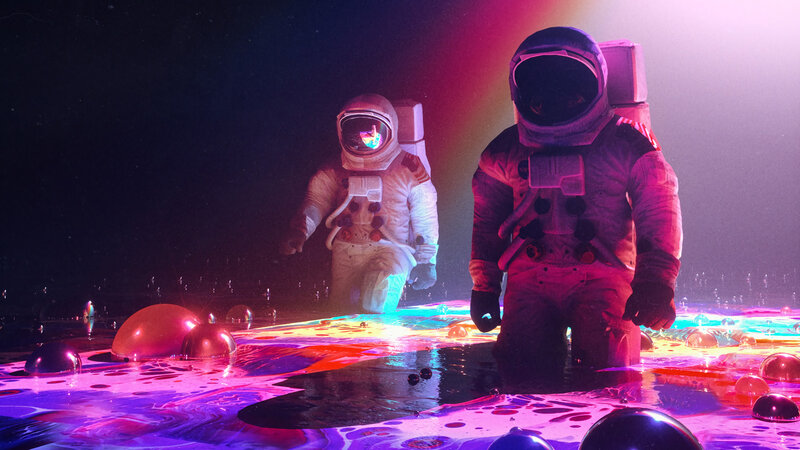 Astronauts in Alien Liquid