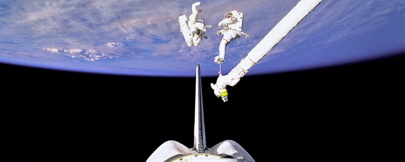 Astronauts in space