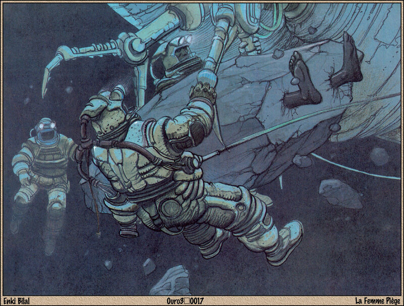 Astronauts in Space — Blue
