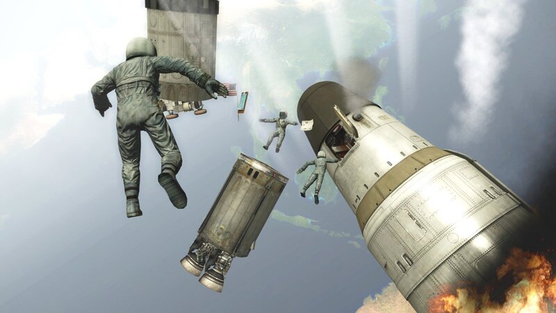 Astronauts in Space — Gray, Dramatic