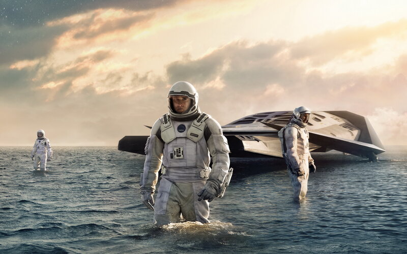 Astronauts in Water — Blue